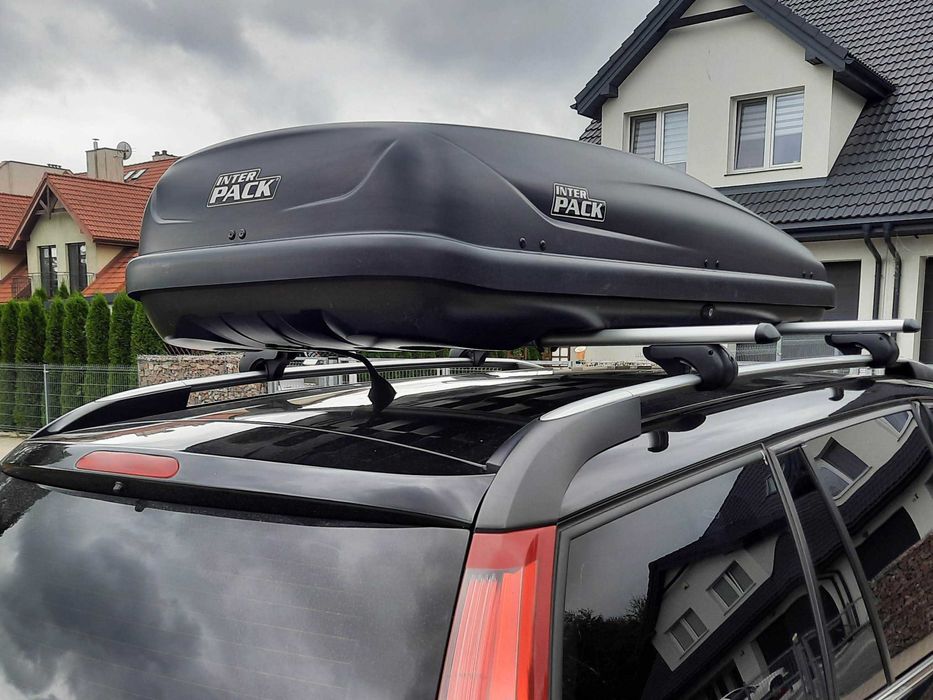 Box dachowy boks bagażnik 2-stronny 410 litrów wynajem