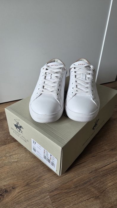 Białe trampki Beverly Hills