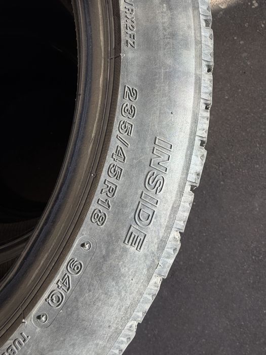 резина r18 235/45 bridgestone blizzak