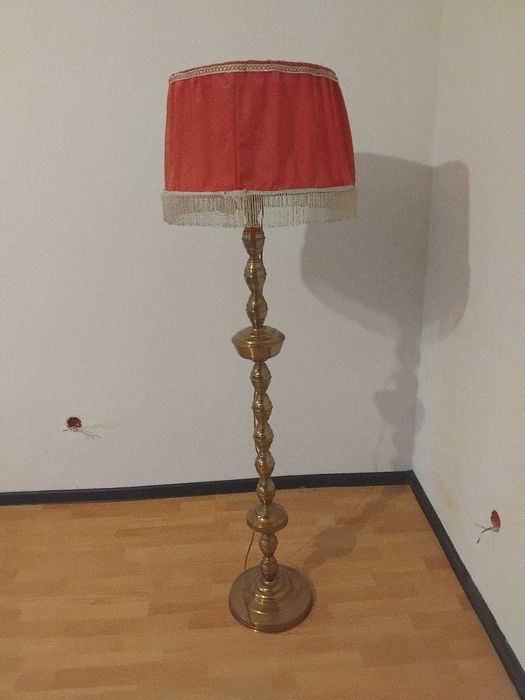Nowa cena !!!Lampa stojąca w stylu PRL stara vintage