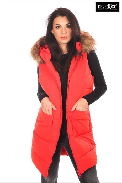Жіноча подовжена жилетка Devergo