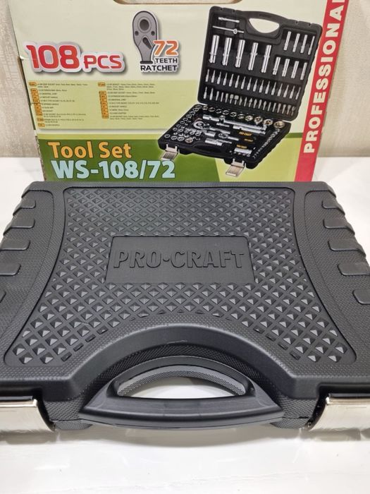Профессиональный набор инструментов 108 предметов Procraft WS-108/72