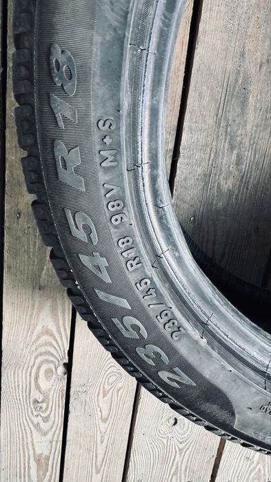 Шини б/у 235/45 r18 Pirelli SottoZeroWinter240 резина зима комплект