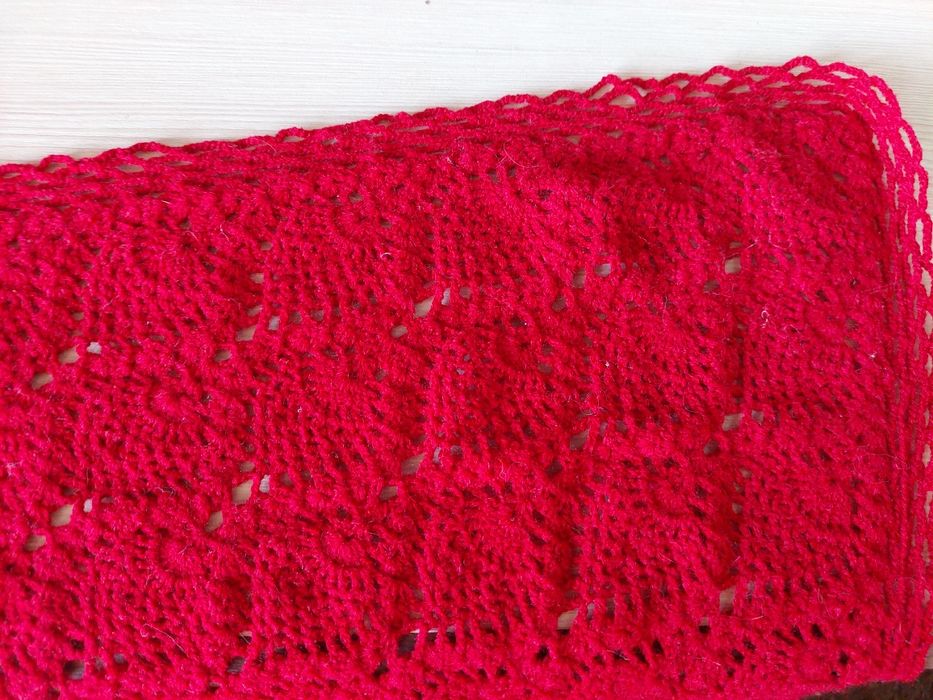 Шаль, шарф в'язаний, новий (ручна робота)