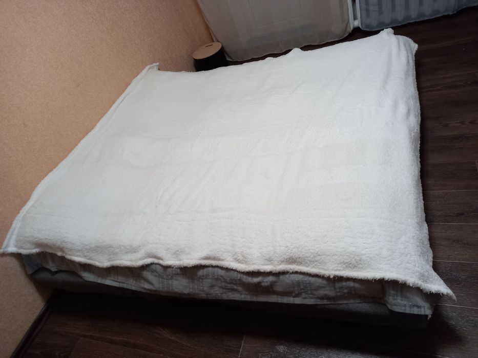 Покрывало двухспальное искусственный мехСтёганое