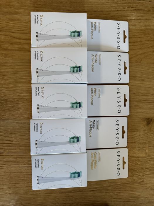 SEYSSO - Końcówki wymienne do szczoteczki White Anti-Plaque 10 szt.