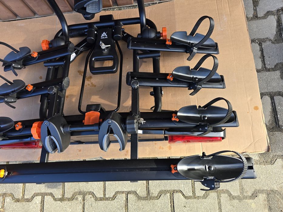 Bagażnik rowerowy na hak Aguri Active 3+1 Bike 4 rowery jak Thule