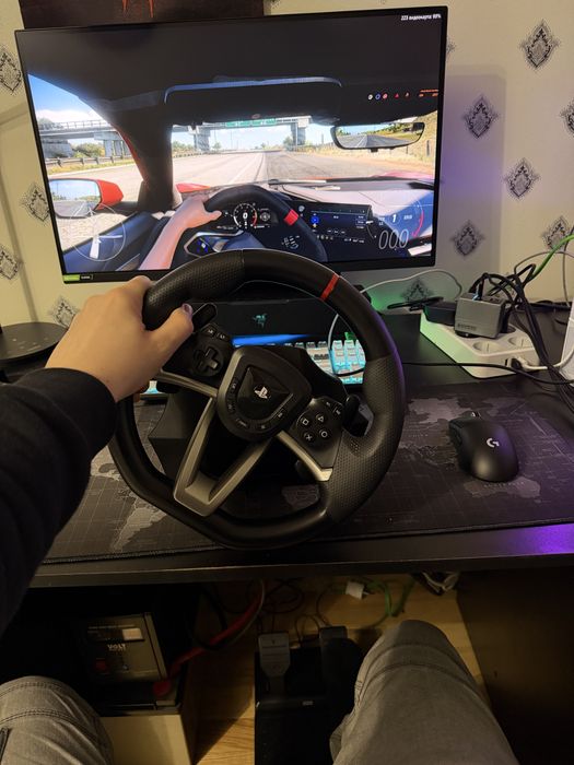 Руль ігровий Hori Racing Wheel Apex RWA PS5 PC