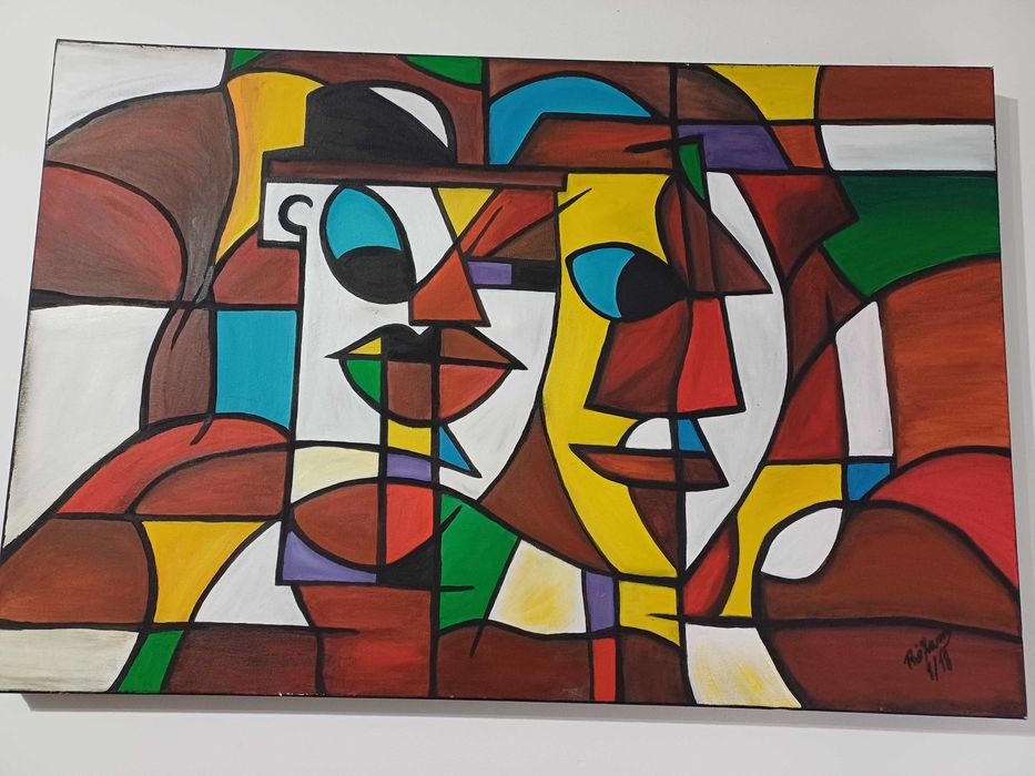 Tela abstrata original JAN/2018