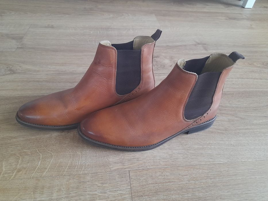 Sztyblety skórzane męskie CLARKS