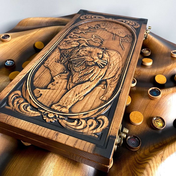 Подарок Мужчине НАРДЫ Премиум качества Ручной работы из Массива дерева