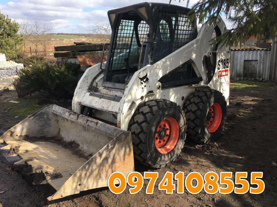 Оренда Bobcat S185 міні навантажувача (мініпогрузчик) Львів та область