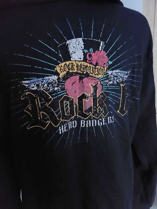 Bluza bawełniana rock roz. L
