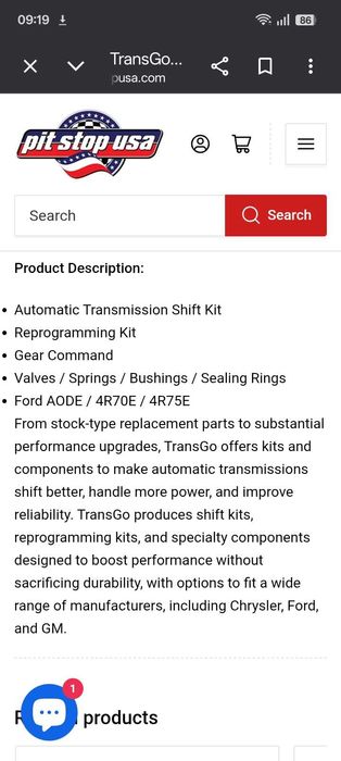 Kit de reprogramação da caixa de velocidades Mustang etc.