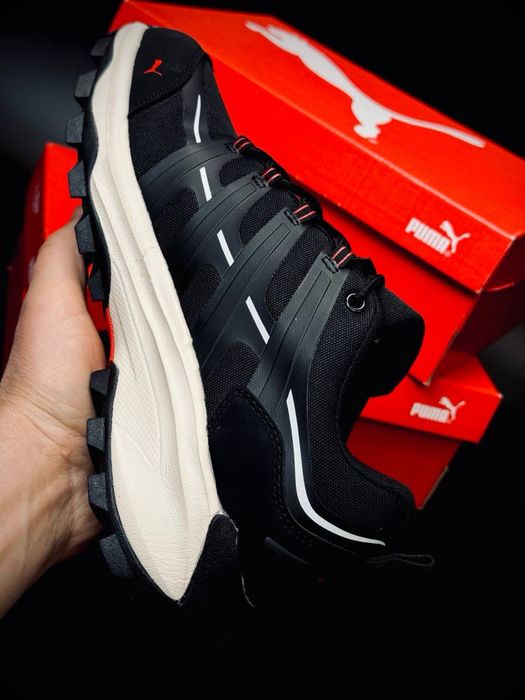 Кроссовки Puma waterproof/непромокающие кросмоаки Пума/мужские кожаные