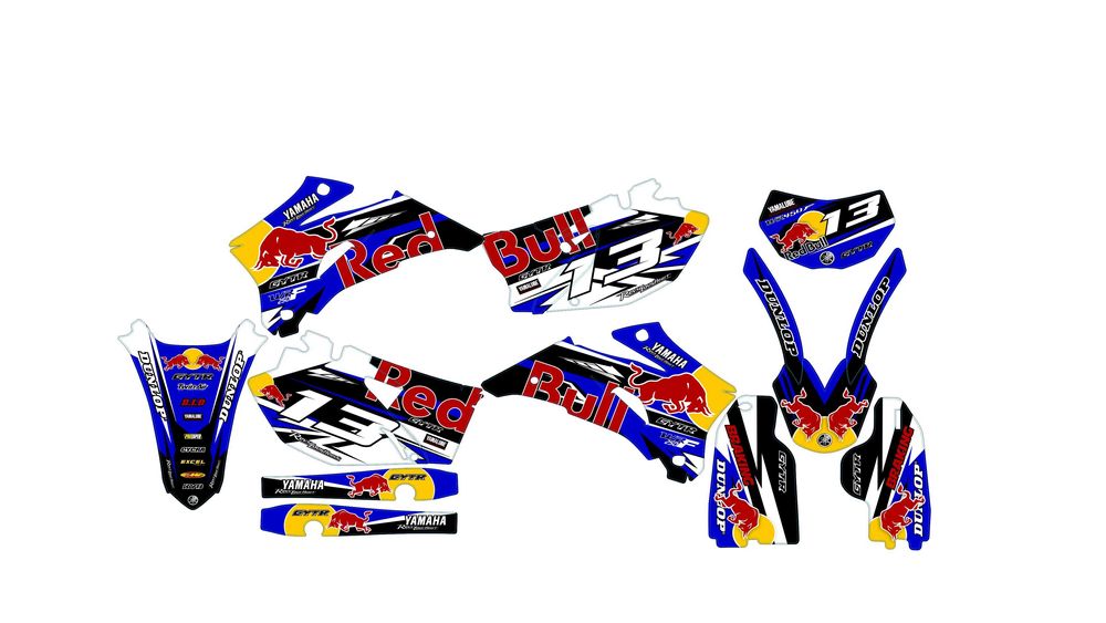 Наклейки Yamaha YZF YZ WR WRF DT XT TTR Tenere 700 85 125 250 450 660