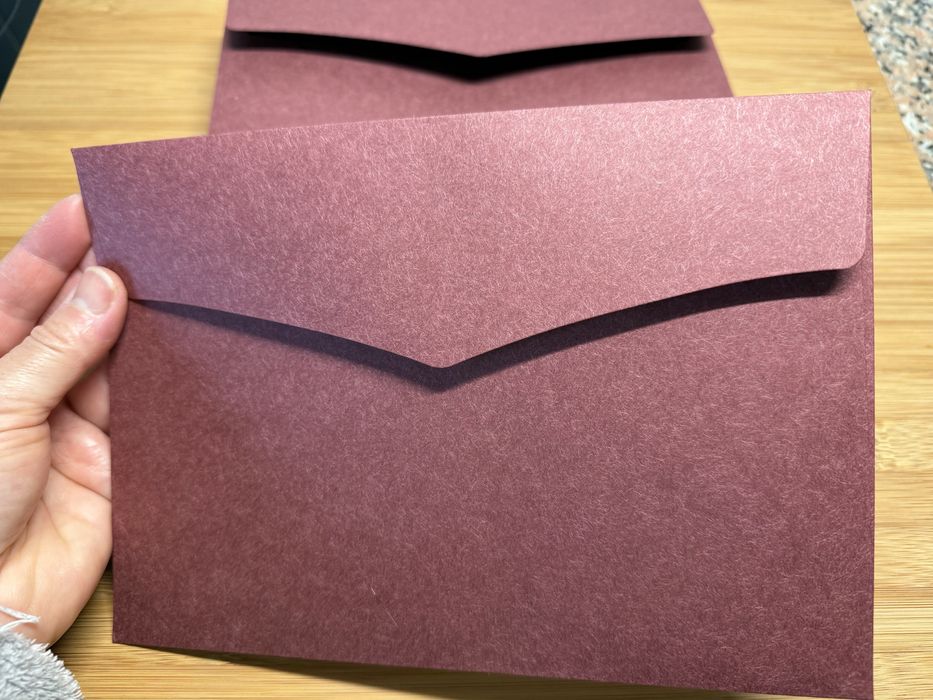 Pack 24 envelopes A5 Bordeaux Novos