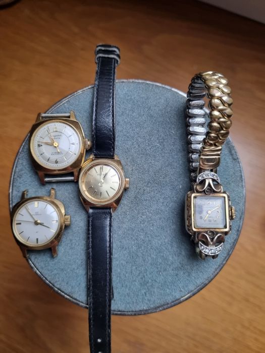 Винтажные женские позолоченые часы