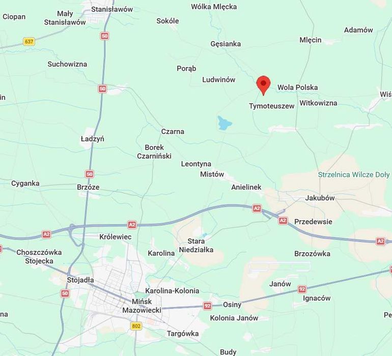 Działka na weekendy/ GLAMPING, Tymoteuszew, obok Mińsk Mazowiecki, 35 minut Warszawa - Widok 2