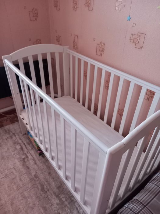 Терміново!!!Кроватка дитяча Veres ЛД Соня з маятником/ кроватка детска