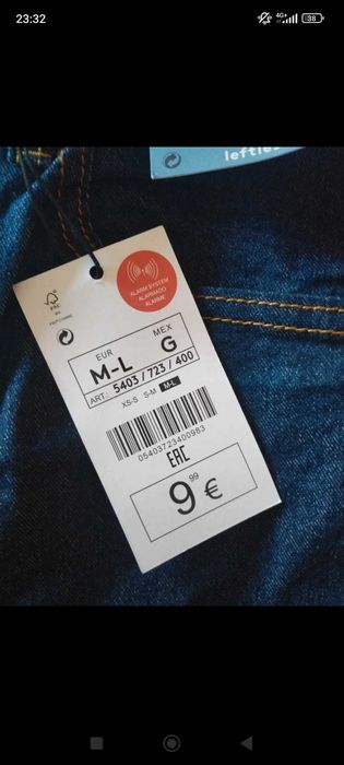 Calças de ganga skinny M/L da Lefties Teen