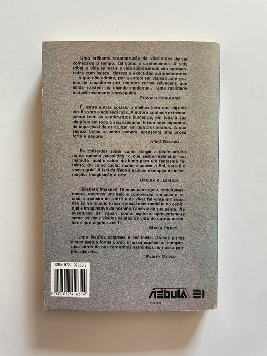 Elizabeth Marshall Thomas: A Lua da Rena (Nebula 1989)