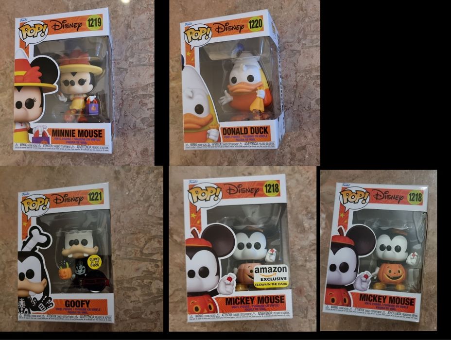 Funko Pop Pocket Popsies - Disney : Mickey Minnie Winnie Goofy Eeyore