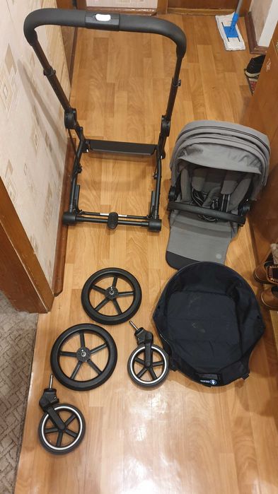 Візок ПРОГУЛКА Cybex (Коляска) Balios S Lux Soho Grey (з бампером)