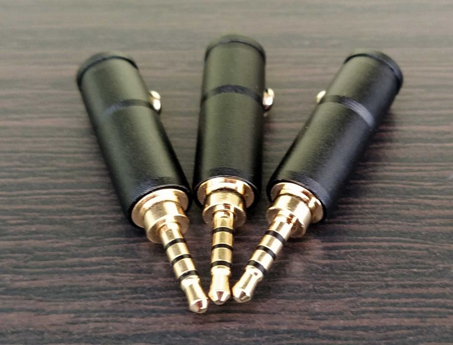 wtyk micro jack (2,5mm) 4 PIN Valab black