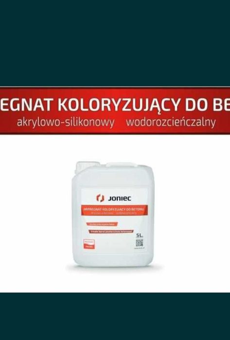 Impregnat koloryzujący 5L Joniec (grafit lub biały) od ręki