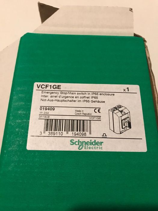 Botoneira SCHNEIDER ELECTRIC - VCF1GE - Botão de Emergência