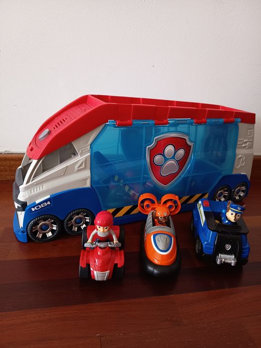 Kit patrulha pata: patrulheiro+ 3 personagens