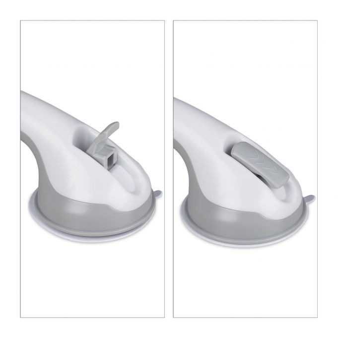 Uchwyt łazienkowy z przyssawką 2 sztuki