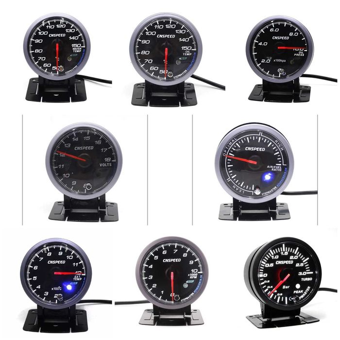 Manometro pressão de turbo 3 bares / pressão se óleo / temperatura