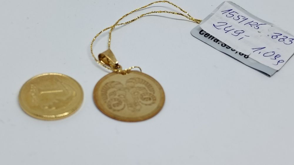 Wisiorek zodiak Baran 1,09g 333 Komi Madej Gorlice