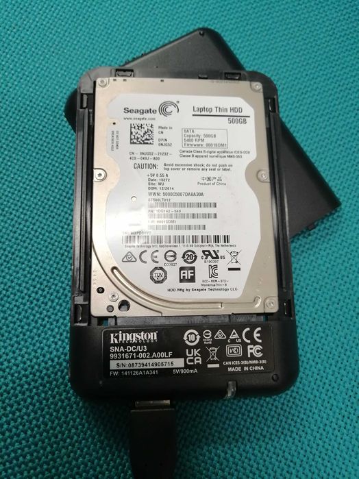 Disco externo de 500gb