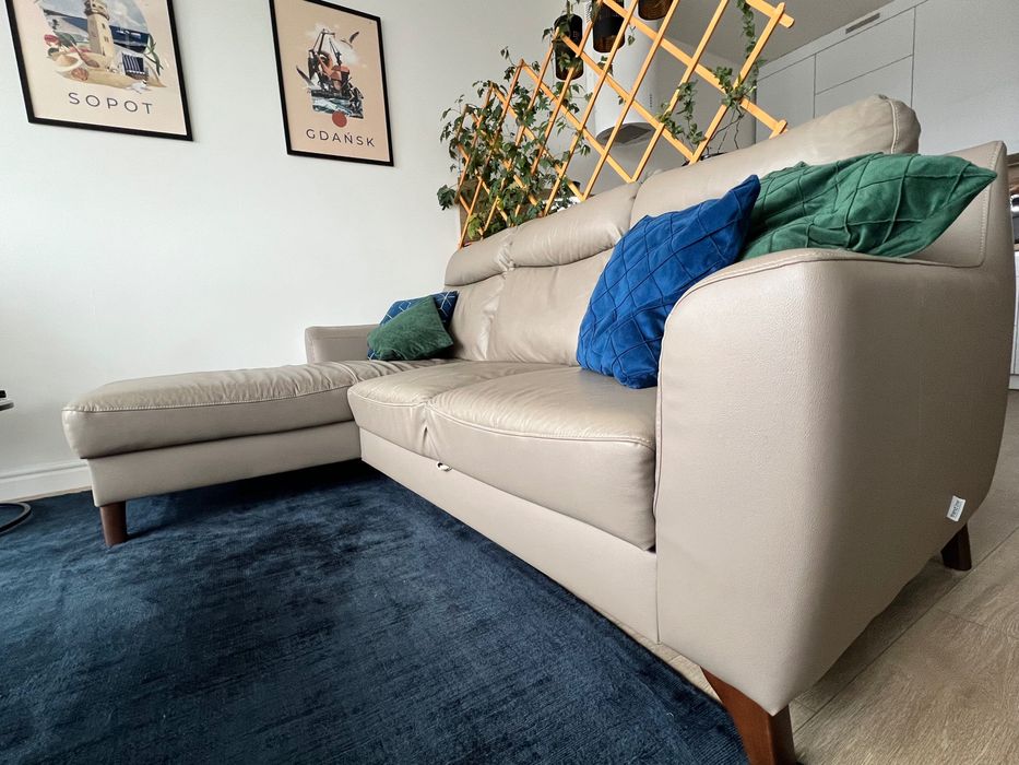 Narożnik z ekoskóry bdb - 235x169 - Gdańsk