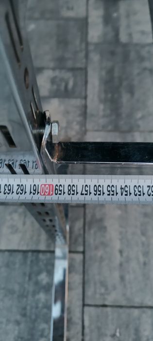 Wieszak ubraniowy Regał stal Chromowana Okazja Transport