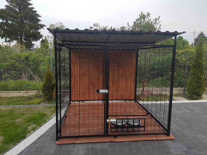 Solidny kojec dla psa transport montaż SPAWANA KLATKA box