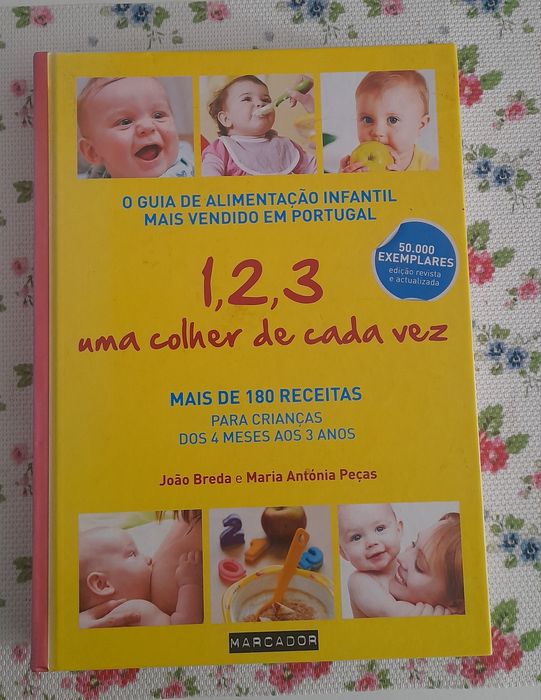 1, 2, 3 uma colher de cada vez