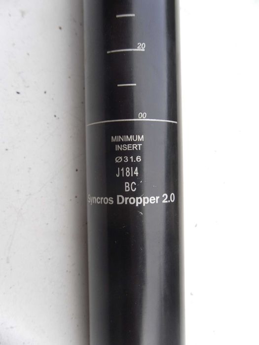 SYNCROS DROPPER 2.0 sztyca regulowana Mym/myk 31,6mm Skok  150mm