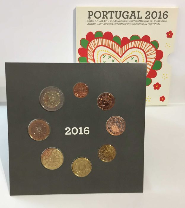 moedas Portugal série anual BNC 2016