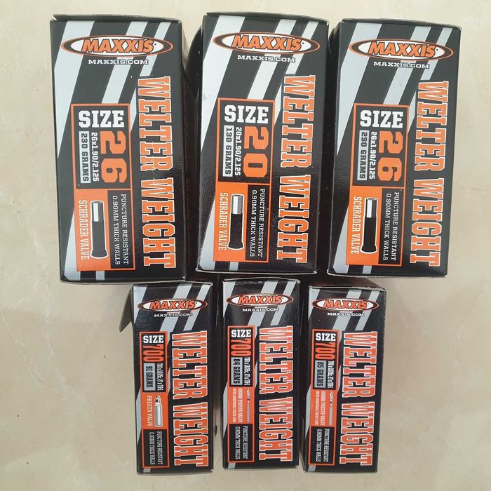 Камери велосипедні Maxxis Welter Weight 20", 26", 700x18/25     ,