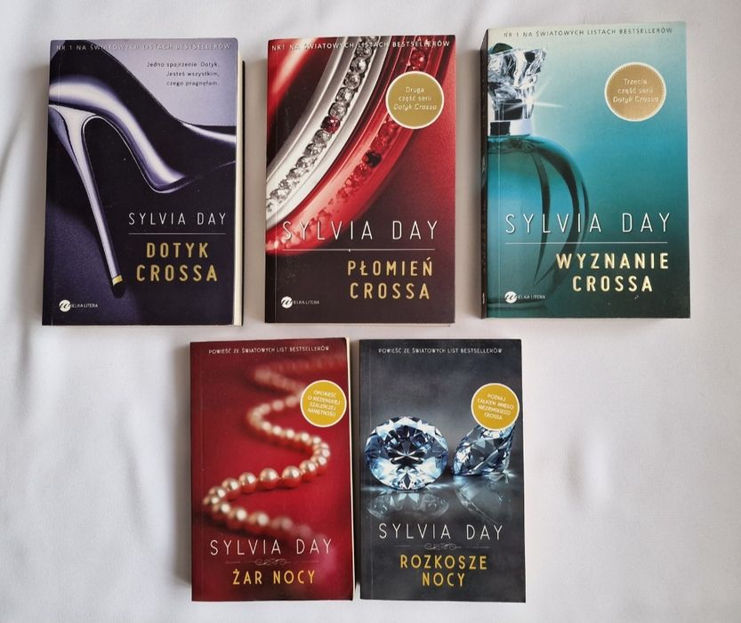 Sylvia Day - pakiet książek z cyklu Cross + Żar nocy + Rozkosze nocy