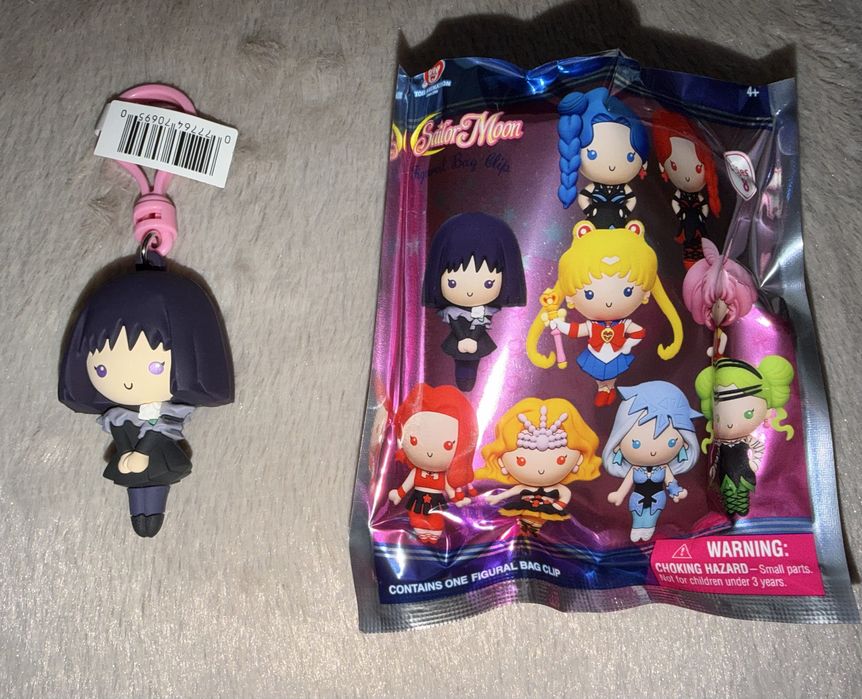 Figurka breloczek Hotaru Tomoe Sailor Moon 3D Foam Bag Clip, series 8