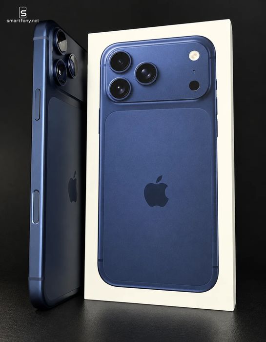 iPhone 17 Pro Max 1 TB Deep Blue | Open Box | Gwarancja Apple | 0 cykli | eSIM
