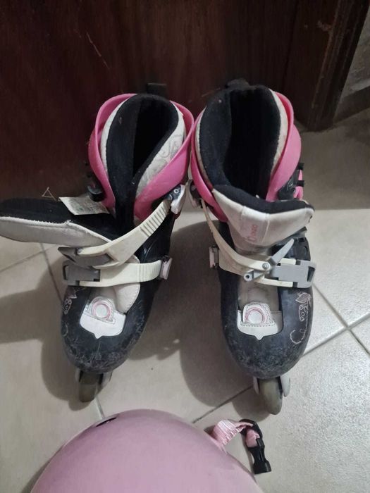 Patins em Linha + Capacete