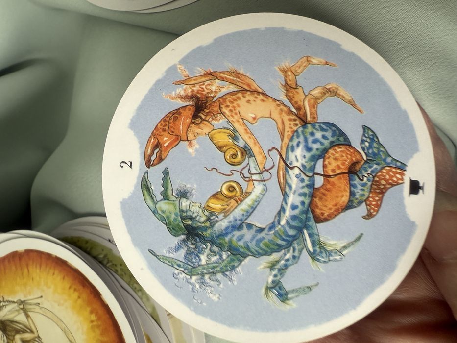 Talia kart Tarota „Circle of Life” 78 kart w kształcie koła