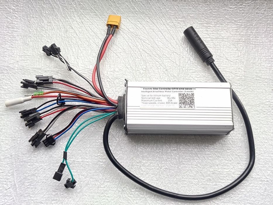 Контроллер синусний 24 36 48в 500w 350w 250w электровелосипед