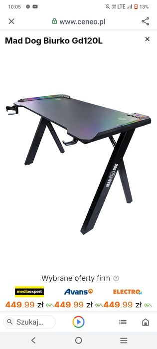 Biurko gamingowe MadDog